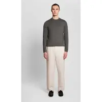 Lyle & Scott Tonal Superfine Crew Neck Jumper Iron Gate Taglia: M | Maglioni a maglia Outlet | Uomo