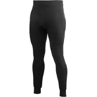 Woolpower Long Johns With Fly 200 Intimo lana merinos Uomo (M, nero)