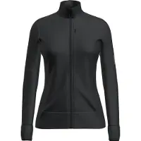 Icebreaker Women's Merino 260 Quantum IV L/S Zip Giacca di merino Donna (M, nero)
