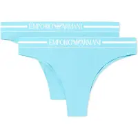 Emporio Armani per donna. EW000406_AF19023 Set di 2 infradito blu da giorno (XL), Homewear, Cotone, Turchese