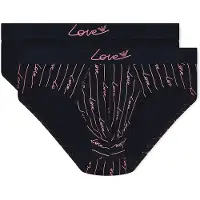 Emporio Armani per uomo. EM000251_AF19049 Set di 2 slip blu navy per San Valentino (S), Homewear, Cotone