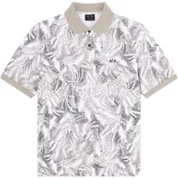 Armani Exchange per uomo. XM002355AF10366F1146 Polo Classic beige (L), Casual, Cotone, Manica corta