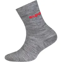 Super.natural Kid's All Day Socks 2-Pack Calze merino Bambini (27-30, grigio)