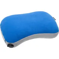 Cocoon Air-Core Down Travel Pillow Cuscini (30 x 41 cm, blu/grigio)