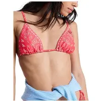 Roxy Women's Beach Bandana Tiki Tri Parte superiore bikini Donna (XXL, fuchsia)