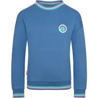 TROLLKIDS Girl's Senja Sweatshirt Maglione Bambini (92, blu)