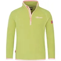 TROLLKIDS Kid's Nordland Half Zip Pullover in pile Bambini (140, verde)