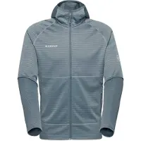 Mammut Crag ML Hooded Jacket Giacca in pile Uomo (3XL, grigio)