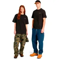 Timberland Lake House Back Graphic Tee T-shirt Uomo (XL, nero)