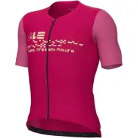 ALÉ PR-E Megabyte 2.0 S/S Jersey Maglietta da ciclismo Uomo (M, fuchsia)