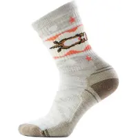Smartwool Women's Hike Light Cushion Otter Float Crew Calze da trekking Donna (34-37, bianco)