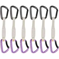 Mammut Workhorse Keylock Quickdraws Rinvio (17 cm - Straight Gate / Bent Gate Key, grigio)