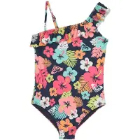 Roxy Kid's Morning Flower One Piece Costume intero Bambini (3 Years, variopinto)