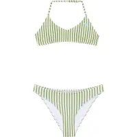Roxy Kid's Bico Active RG Tri Bra Set Bikini Bambini (8 Years, verde)