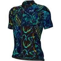 ALÉ Pragma Caraibi S/S Jersey Maglietta da ciclismo Uomo (S, blu)