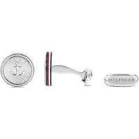 Tommy Hilfiger Modern steel cufflinks Anchor 2790701