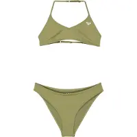 Roxy Kid's Solid Active RG Tri Bra Set Bikini Bambini (7 Years, olivia)