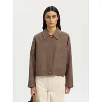 Selected Giacca Corta Donne Marrone 40