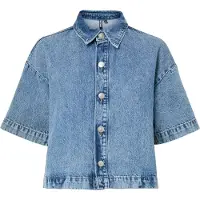 Pieces Camicia Di Jeans | Blu | XS
