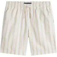 Tommy Hilfiger Boys Relaxed Linen Blend Classic Beige Stripe Taglia: 12 | Pantaloni Outlet | Unisex | Bianco