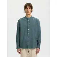Selected Camicia A Maniche Lunghe Uomini Verde S