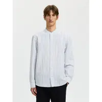 Selected Camicia A Maniche Lunghe Uomini Blu S