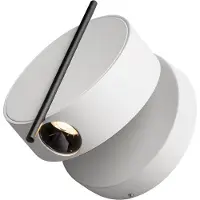 Maytoni Applique a LED Nuance, bianco/oro, Ø 10 cm