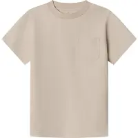 Hackett London per ragazzo. HK5000028 Maglietta beige a trama intrecciata (Y11), Casual, Cotone, Manica corta, moda per bambini