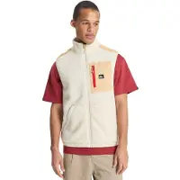 Quiksilver Clean Coast Gilet Gilet in pile Uomo (M, bianco)