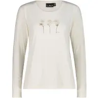 CMP Women's L/S T-Shirt Maglia funzionale Donna (44, bianco)