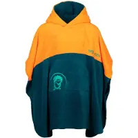 TROLLKIDS Kid's Kvalvika Surf Poncho Poncho da surf Bambini (98, blu)