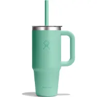 Hydroflask Travel Tumbler Clear Lid Bicchiere isolante (710 ml, turchese)