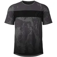 Löffler MTB T-Shirt Raider Maglietta da ciclismo Uomo (48, grigio/nero)