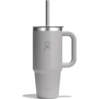 Hydroflask Travel Tumbler Clear Lid Bicchiere isolante (710 ml, grigio)