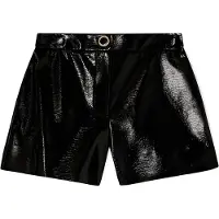 Armani Exchange per donna. XW001815AF18859UC001 Pantaloncini neri a vita alta (XXL), Nero, Casual, Viscosa
