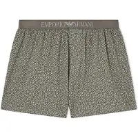 Emporio Armani per uomo. EM000798_AF18885 Boxer Pattern Mix verde (XL), Homewear, Cotone
