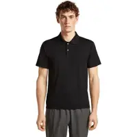 Icebreaker 15.5 Merinofine S/S Polo Maglia merino Uomo (L, nero)