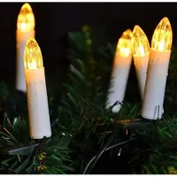 Nexos Luci LED per albero di Natale 20 interne bianco caldo XI11603