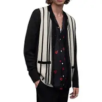 AllSaints Berkley Cardigan Cinder Black Marl Taglia: XXL | Cardigan Outlet | Uomo | Nero