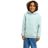 Quiksilver Kid's Comp Logo Hoodie Felpa con cappuccio Bambini (12, grigio)