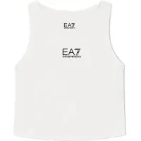 Emporio Armani per ragazza. 7G000110_AF14524 Top da tennis bianco Pro Girl (16Años= 168cm), Sportivo, Poliamide, Senza maniche / cinghie, moda per bamb