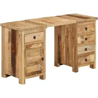 Prolenta Maison Exclusive - Scrivania in legno massello di mango 140x50x77 cm