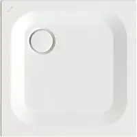Bette Receveur de douche rectangulaire BetteUltra avec support de baignoire minimum, 700x700x25mm, 5719-440T1, 5719-440T1