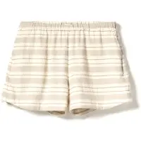Elvine Women's Alira Pantaloncini Donna (S, bianco/beige)