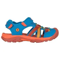 TROLLKIDS Kid's Stavanger Sandal XT Sandali Bambini (39, blu/rosso)