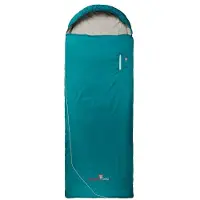 Grüezi Bag Wolle Camp Comfort Sacco a pelo sintetico (bis 191 cm Körpergröße, blu)