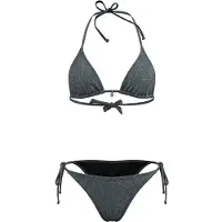 Banana Moon Women's Cricomassa Glitterwave Bikini Donna (42, grigio)