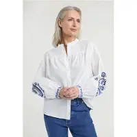 Josephine & Co Joris Blouse Royal Blue Print Taglia: 34 | Maglie a manica lunga Outlet | Donna | Blu