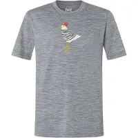 Super.natural Kid's Johnny Tee Maglia merino Bambini (110, grigio/ various)