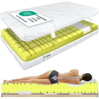 Polypreen Materasso 180x200cm H2 TerraMed Visco 9 zone alto 24cm